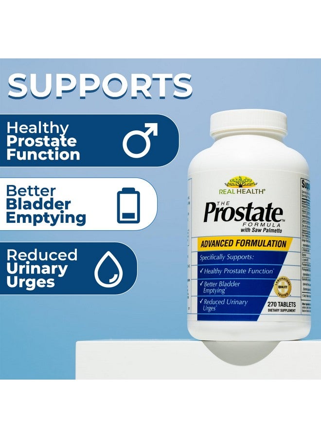 Real Health The Prostate Formula - Prostate Supplements for Men, Prostate Health, Prostate Relief, Saw Palmetto for Men, Prostate Vitamins - 270 Count - Image 2