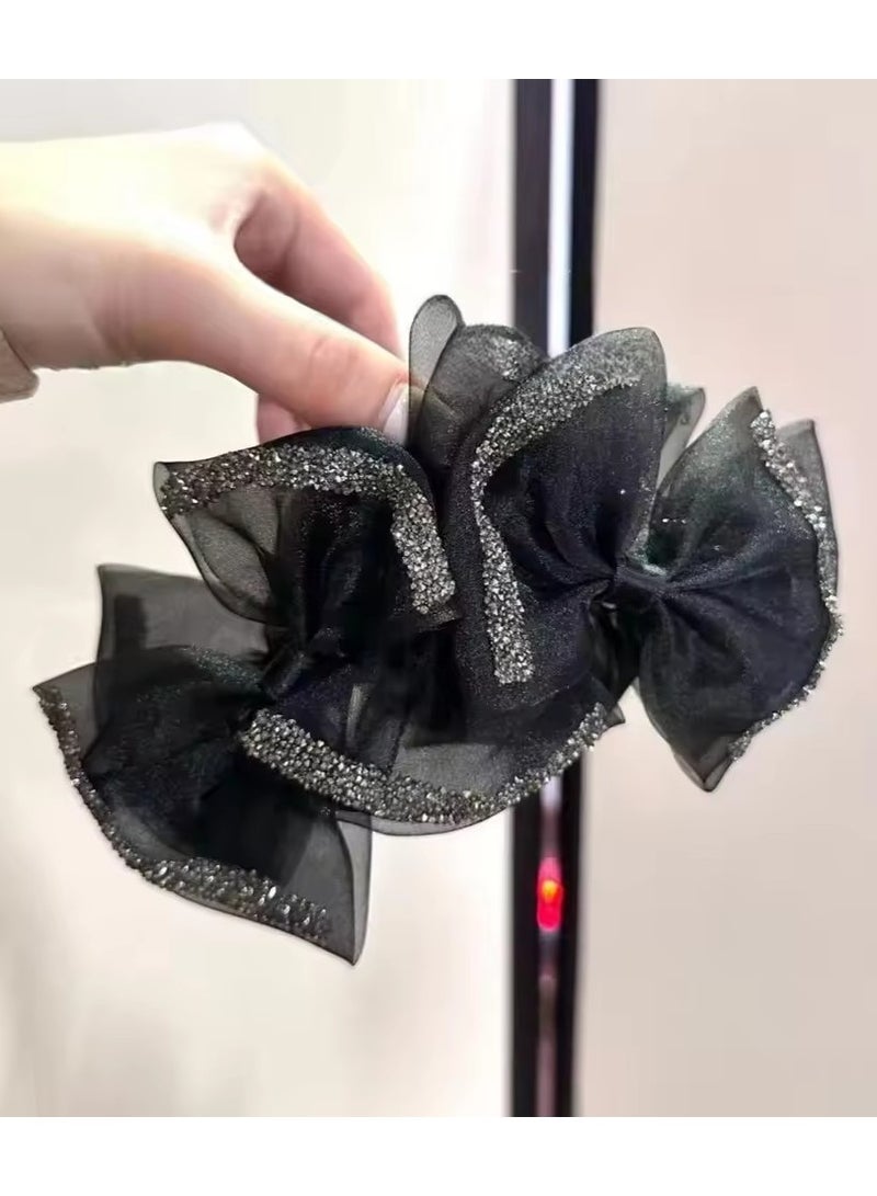 جلوسكي 1 مقطع شعر قوس بسيط جديد رأس الخلف بن كبير التقاط مقطع صغير مقطع القرش العطرية ملحقات الشعر الحساسة - Image 3