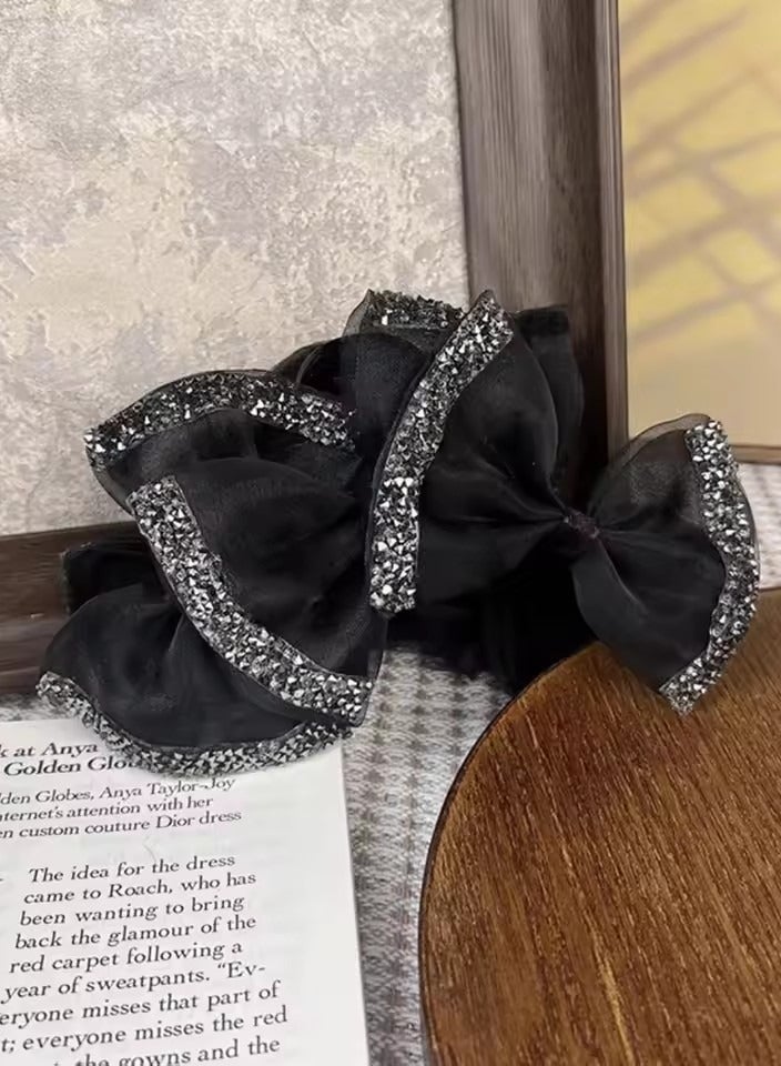 جلوسكي 1 مقطع شعر قوس بسيط جديد رأس الخلف بن كبير التقاط مقطع صغير مقطع القرش العطرية ملحقات الشعر الحساسة - Image 1