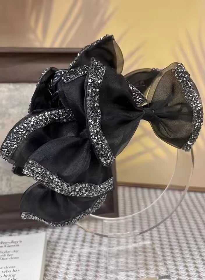 جلوسكي 1 مقطع شعر قوس بسيط جديد رأس الخلف بن كبير التقاط مقطع صغير مقطع القرش العطرية ملحقات الشعر الحساسة - Image 4