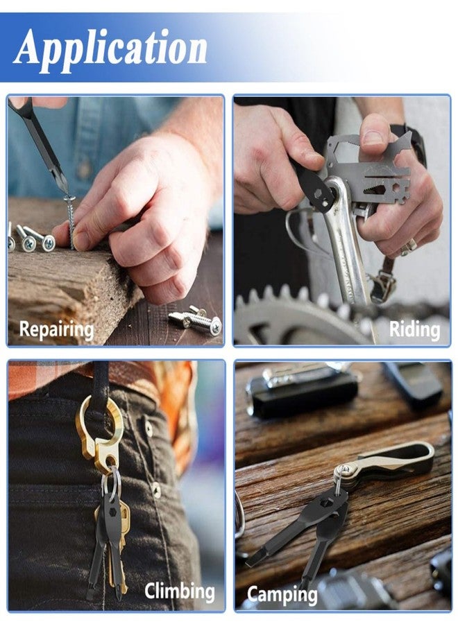 Wolfride 8Pcs Keychain Screwdriver Set, Small Flat Phillips Head Screwdriver Kit Mini Pocket Screwdriver Tool - Image 4