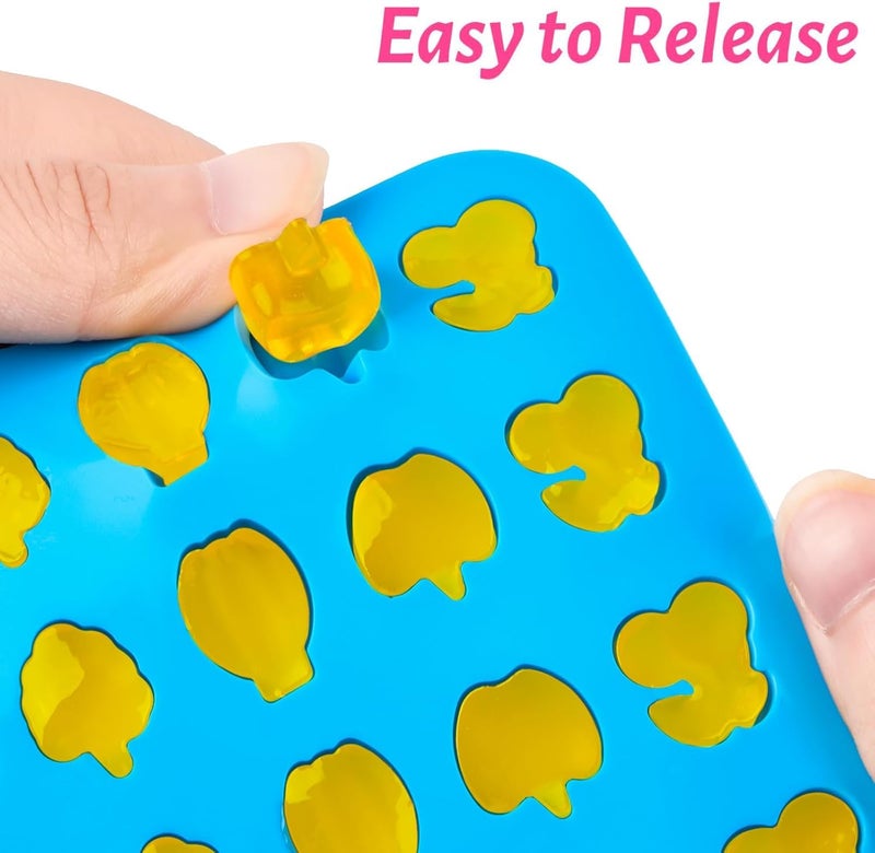 LEGACYCART 1 PC Silicone Fruit Snack Mould Cherry Grape Banana Apple Pineapple for Chocolate Candy Gummies Fruit Snack Fudge Ice Cubes Jelly Hard Candy Frozen Yougurt Pack of 1 - Image 4