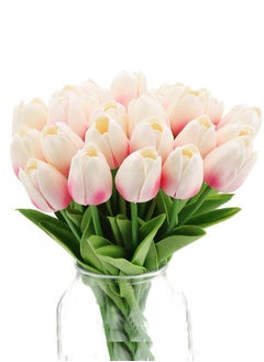ZCM-HAPPY a set of 10 pieces Mini Tulips Artificial Flowers 