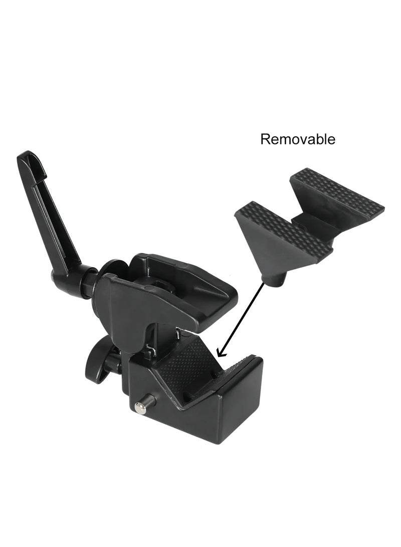 GVM CL22 Super Clamp with Reversible Stud 1/4"-3/8" – Heavy-Duty Multi-Functional Mounting Clamp for Lights, Cameras & Accessories - Image 4