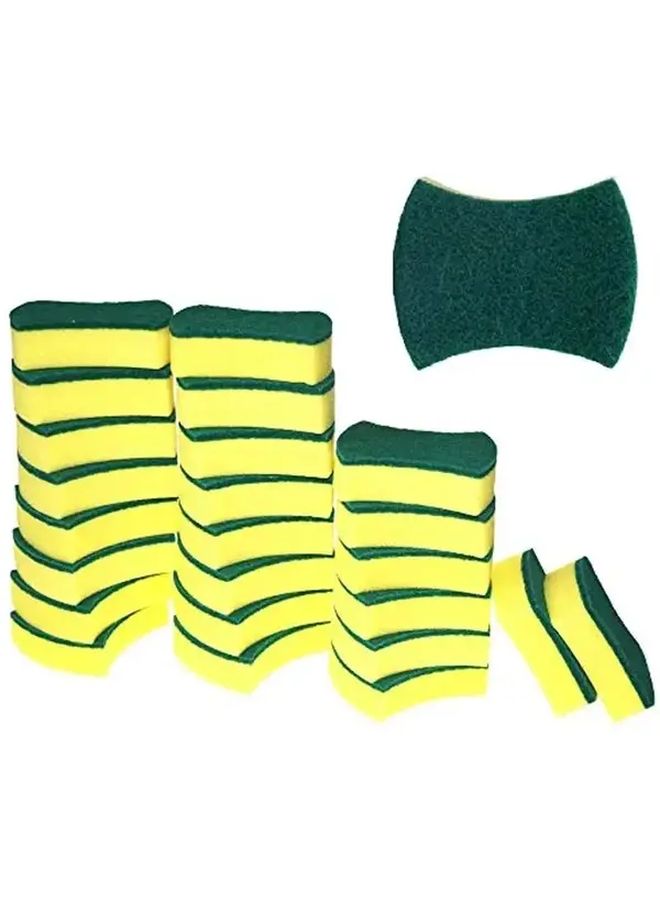 Kitchen Dishwashing Sponge 24pcs With Non Slip Grip And Scrubbing Surface Heavy Duty Cleaning Brush Ergonomic Handle For Dishes Pots Pans - Image 1