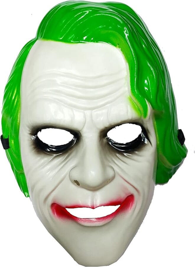 Other Generic Evil Joker Halloween Mask - Adult Size 