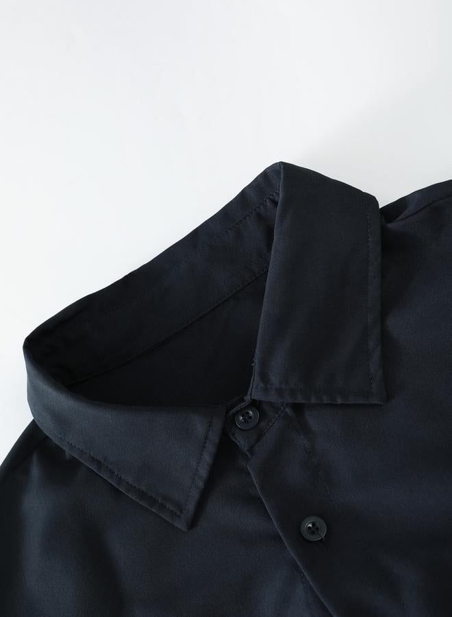 تايك تو طقم منسق من قميص كاجوال وبنطال برباط - Image 3