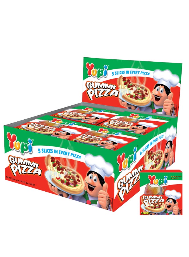 Yupi Pizza shaped Gummy Candy 21g Pack of 24 - Image 1