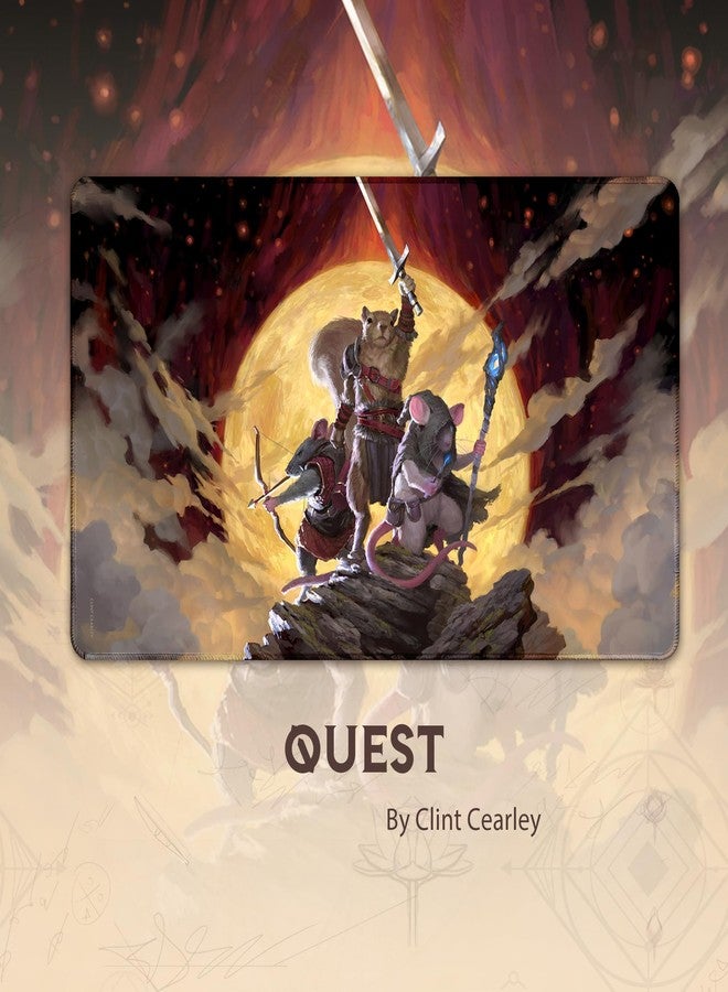 Paramint Quest (Stitched) - MTG Playmat by Clint Cearley - Compatible with Magic The Gathering Playmat - Play MTG, YuGiOh, TCG - Original Play Mat Art Designs & Accessories - Image 2