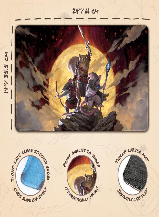 Paramint Quest (Stitched) - MTG Playmat by Clint Cearley - Compatible with Magic The Gathering Playmat - Play MTG, YuGiOh, TCG - Original Play Mat Art Designs & Accessories - Image 4
