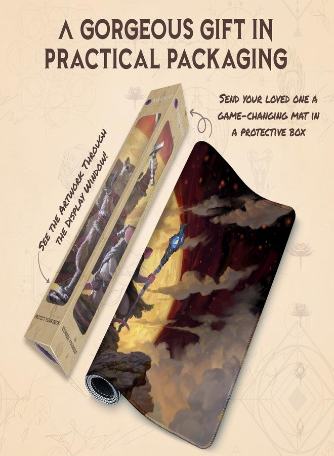 Paramint Quest (Stitched) - MTG Playmat by Clint Cearley - Compatible with Magic The Gathering Playmat - Play MTG, YuGiOh, TCG - Original Play Mat Art Designs & Accessories - Image 5