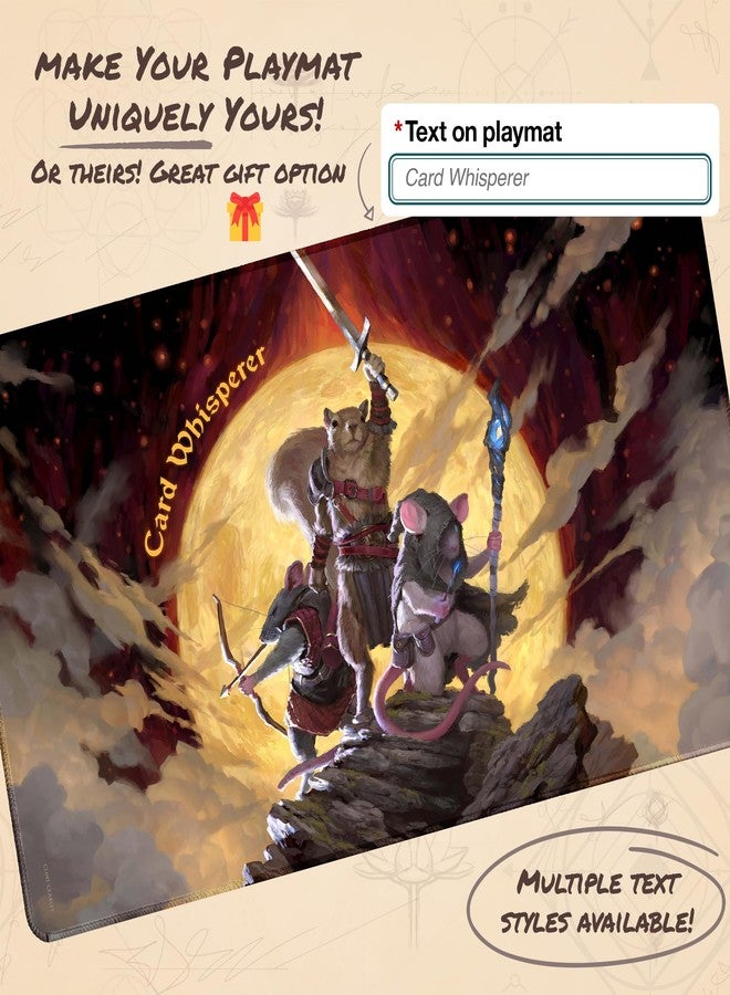 Paramint Quest (Stitched) - MTG Playmat by Clint Cearley - Compatible with Magic The Gathering Playmat - Play MTG, YuGiOh, TCG - Original Play Mat Art Designs & Accessories - Image 3