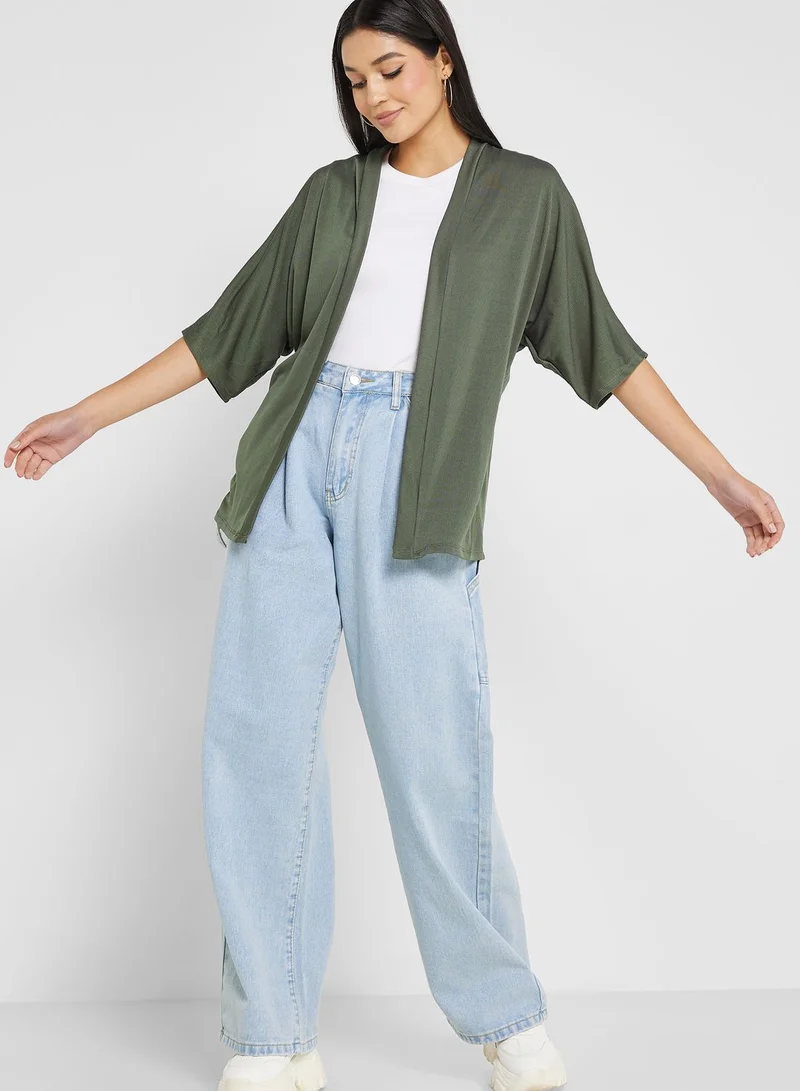 boohoo Longline Kimono