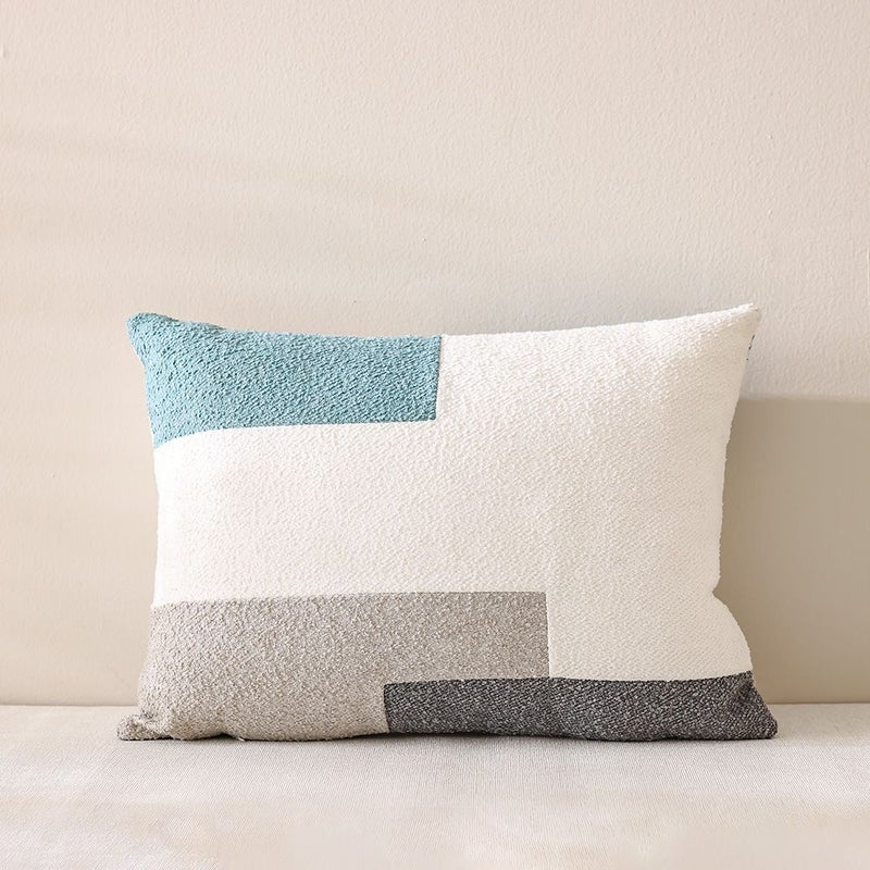 DANUBE HOME Woven Cushion 45X60Cm - Glacial Mosaic, Multicolour, Mosaic Rectangular Outdoor Cushion, Mackintosh Olefin Woven Fabric, For Outdoor Chairs - Image 1