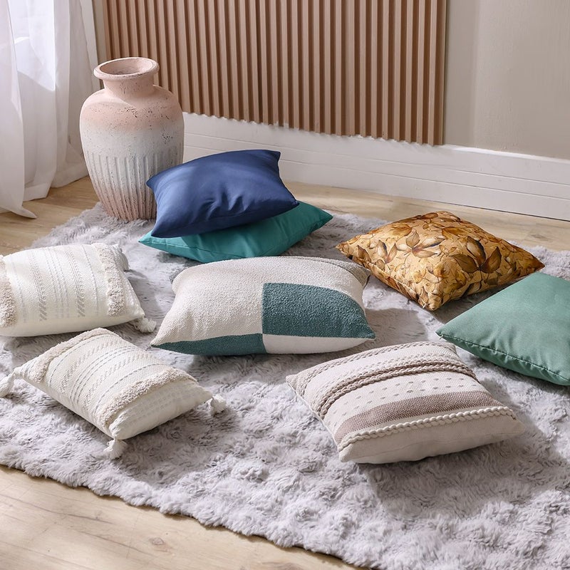 DANUBE HOME Woven Cushion 45X60Cm - Glacial Mosaic, Multicolour, Mosaic Rectangular Outdoor Cushion, Mackintosh Olefin Woven Fabric, For Outdoor Chairs - Image 5