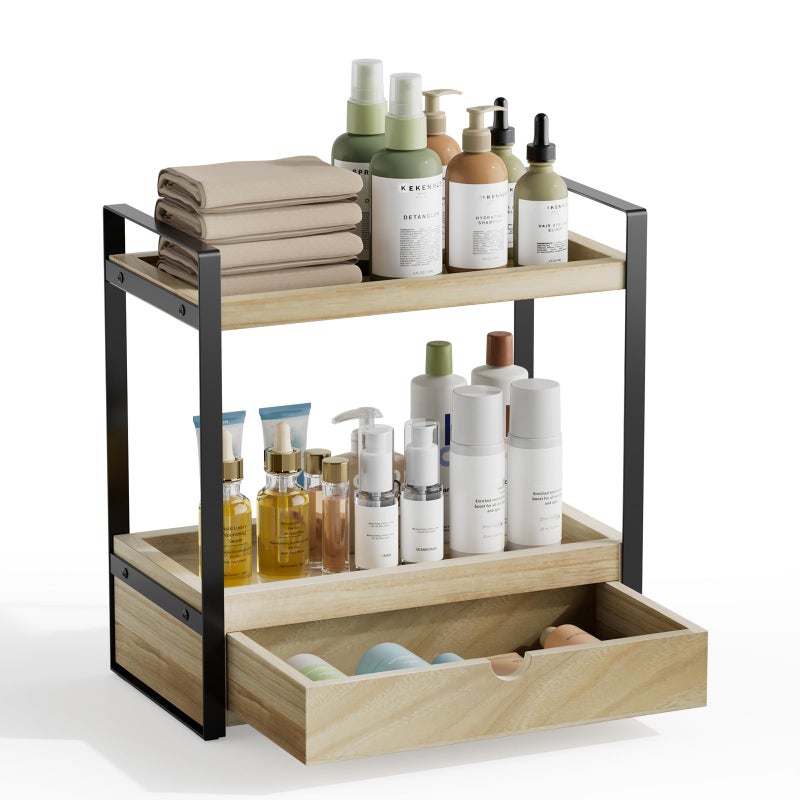 Boulphia 2Tier Bathroom Organizer Brown New - Image 2