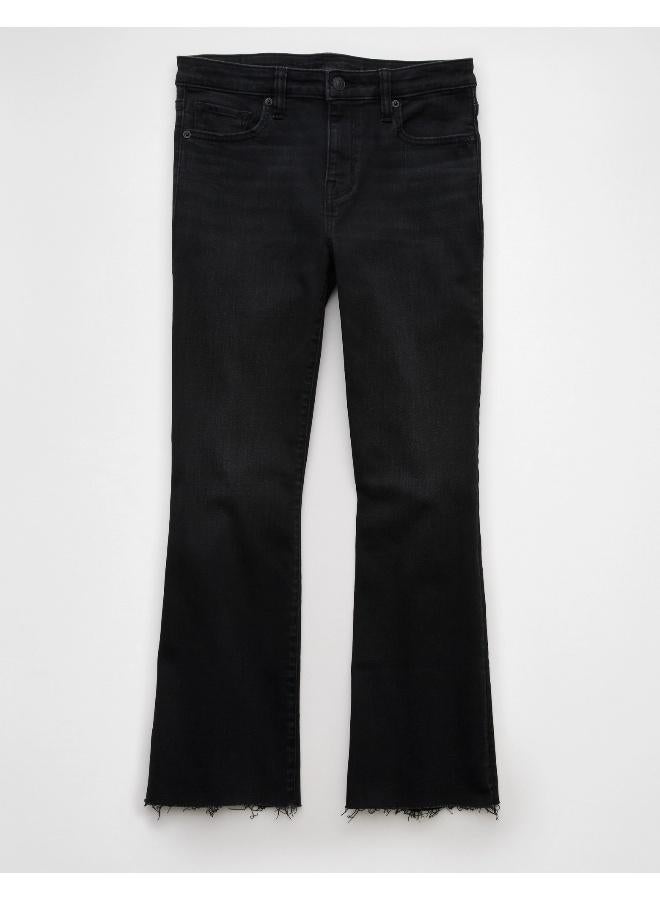 American Eagle AE Next Level High-Waisted Kick Bootcut Crop Jean  - Image 3