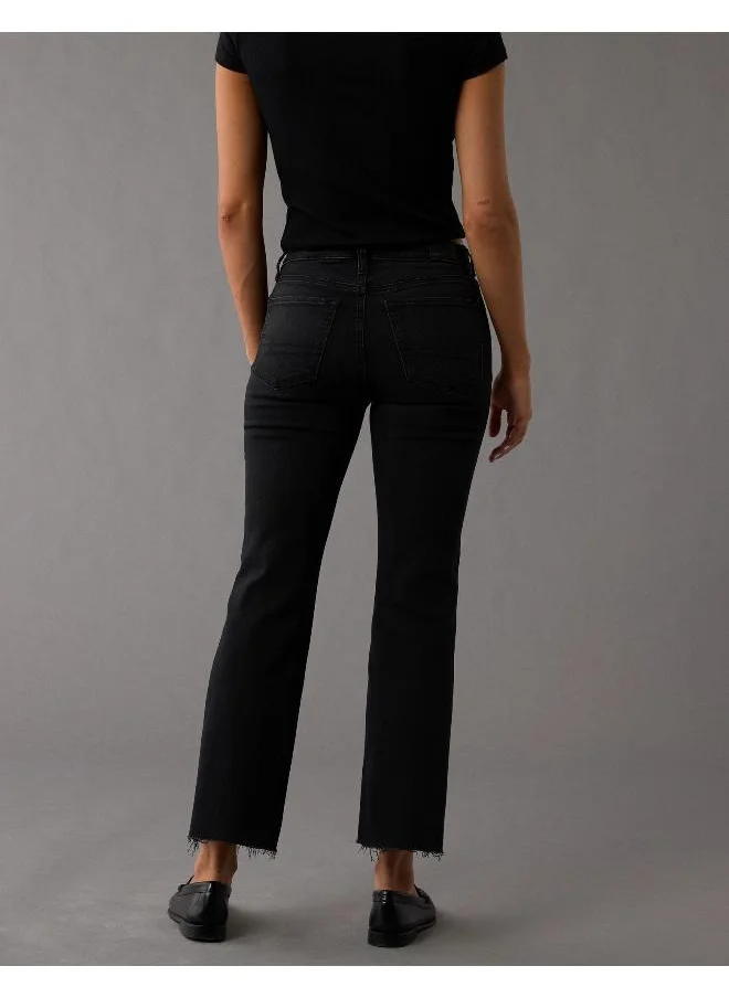 American Eagle AE Next Level High-Waisted Kick Bootcut Crop Jean