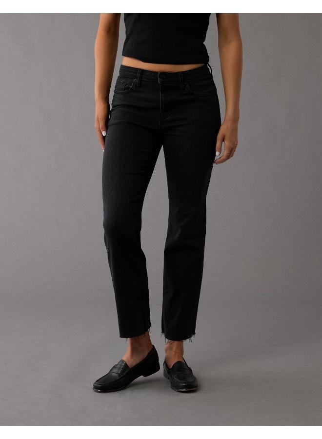 American Eagle AE Next Level High-Waisted Kick Bootcut Crop Jean  - Image 1