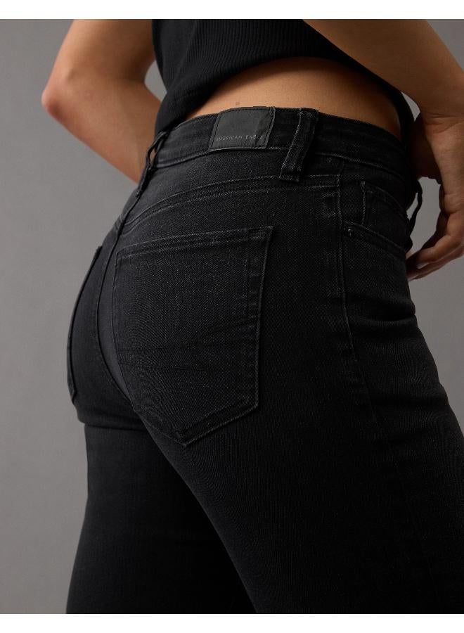 American Eagle AE Next Level High-Waisted Kick Bootcut Crop Jean  - Image 5