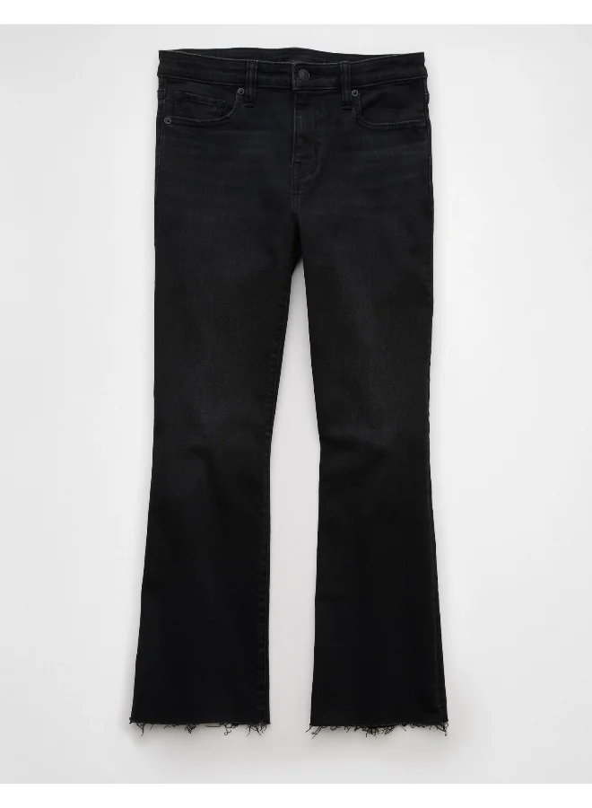 American Eagle AE Next Level High-Waisted Kick Bootcut Crop Jean
