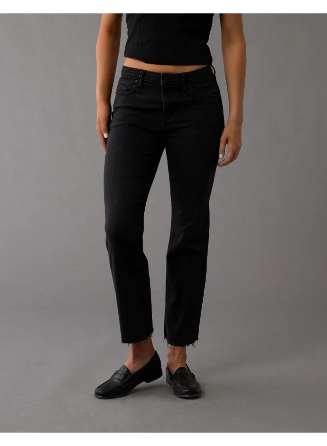 American Eagle AE Next Level High-Waisted Kick Bootcut Crop Jean