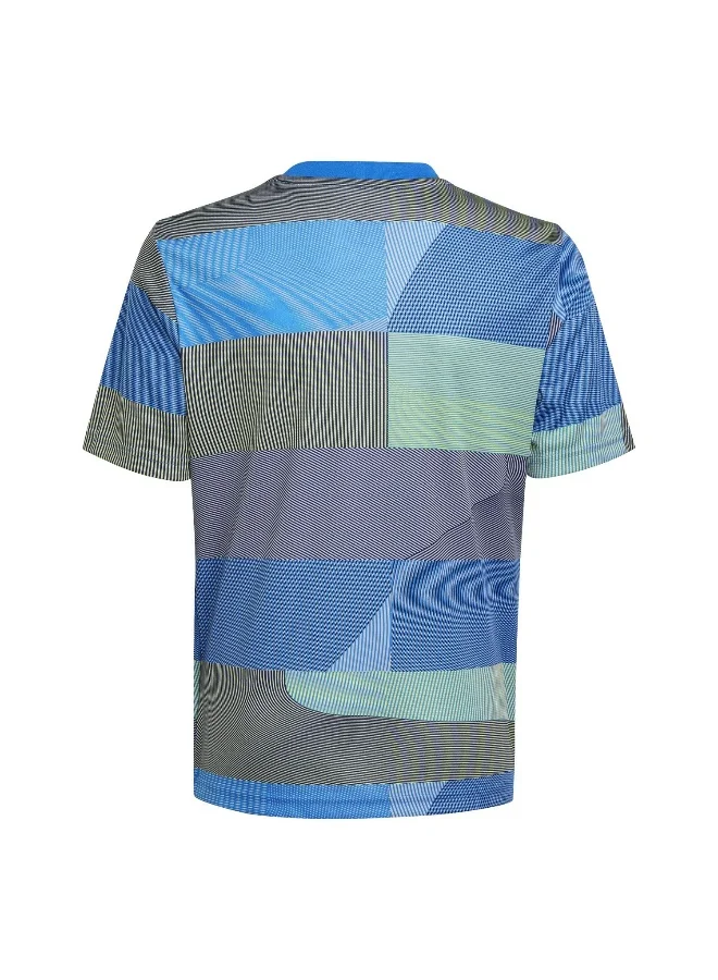adidas Adidas Real Preshi Y Blue Jersey (Short Sleeve) Jerseys For Kids