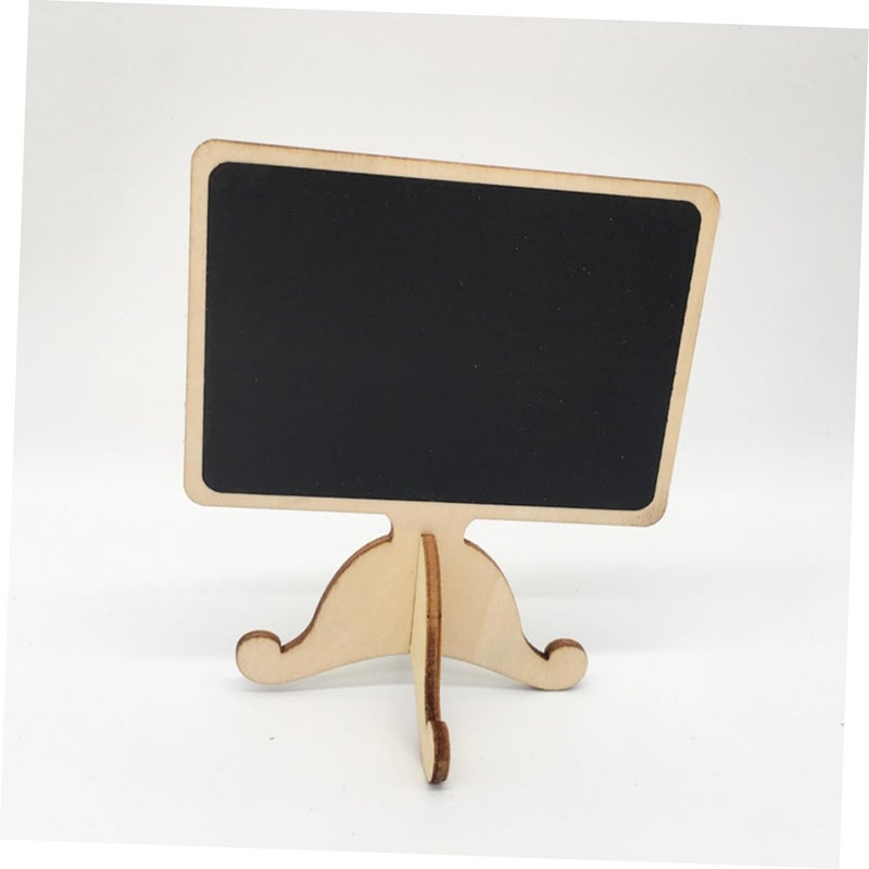Erasable Chalkboard Tags Wood Trim 12 Pcs Mini Board Signs for Wedding Party Home Decor - Image 4