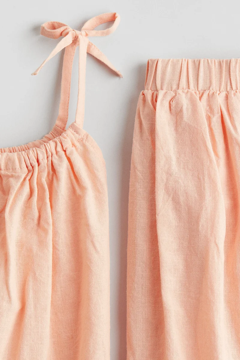 H&M 2-piece linen-blend set