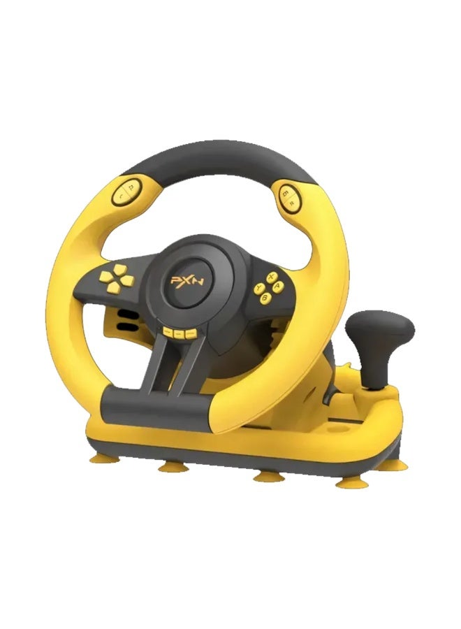 PXN V3 PRO Racing Wheel B-V3PRO-V02-2401 -Yellow Black - Image 1