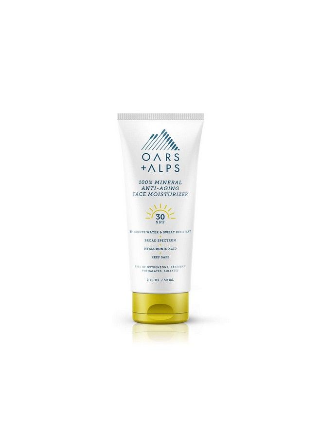 Oars + Alps Mineral Anti Aging Face Moisturizer And Spf 30 Sunscreen Skin Care With Hyaluronic Acid Vitamin E And Vitamin B5 Tsa Friendly 2 Oz - Image 2