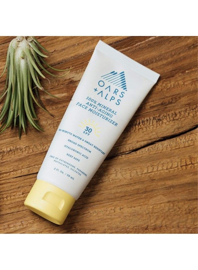 Oars + Alps Mineral Anti Aging Face Moisturizer And Spf 30 Sunscreen Skin Care With Hyaluronic Acid Vitamin E And Vitamin B5 Tsa Friendly 2 Oz - Image 4