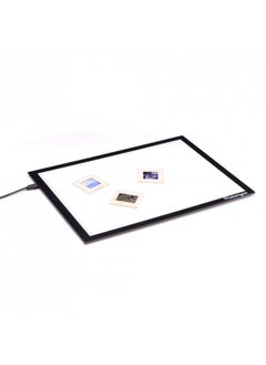 Photomyne A4 Slide Viewer | Light Pad Backlight | Negative Viewer | Film Negatives & Old Slides Scanning Light Box | Hands-Free Ultra-Thin Ultimate Brightness (Includes USB Adapter) - Black