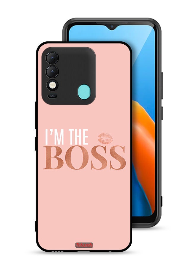 Tolwak Tecno Spark 8 Protective Case Cover I Am The Boss - Image 1