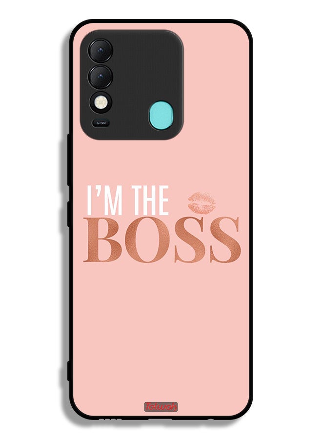 Tolwak Tecno Spark 8 Protective Case Cover I Am The Boss - Image 2