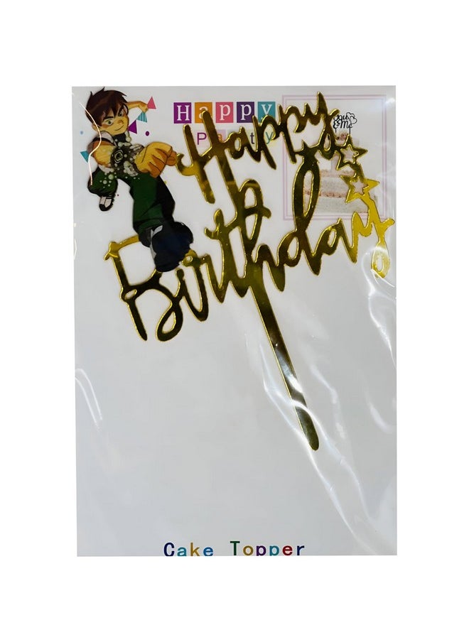 Funcart Funcart Ben10 Happy Birthday Cake Topper  - Image 5
