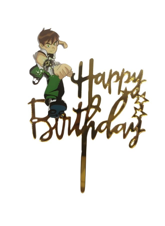 Funcart Funcart Ben10 Happy Birthday Cake Topper  - Image 4
