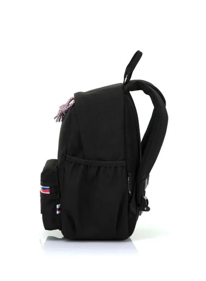 American Tourister  Little Carter Backpack , Polyester, Black|Antimicrobial Lining|Perfect for Kids|Lightweight|Adjustable Padded Strap - 1 Year Global Warranty  | Best Price UAE
