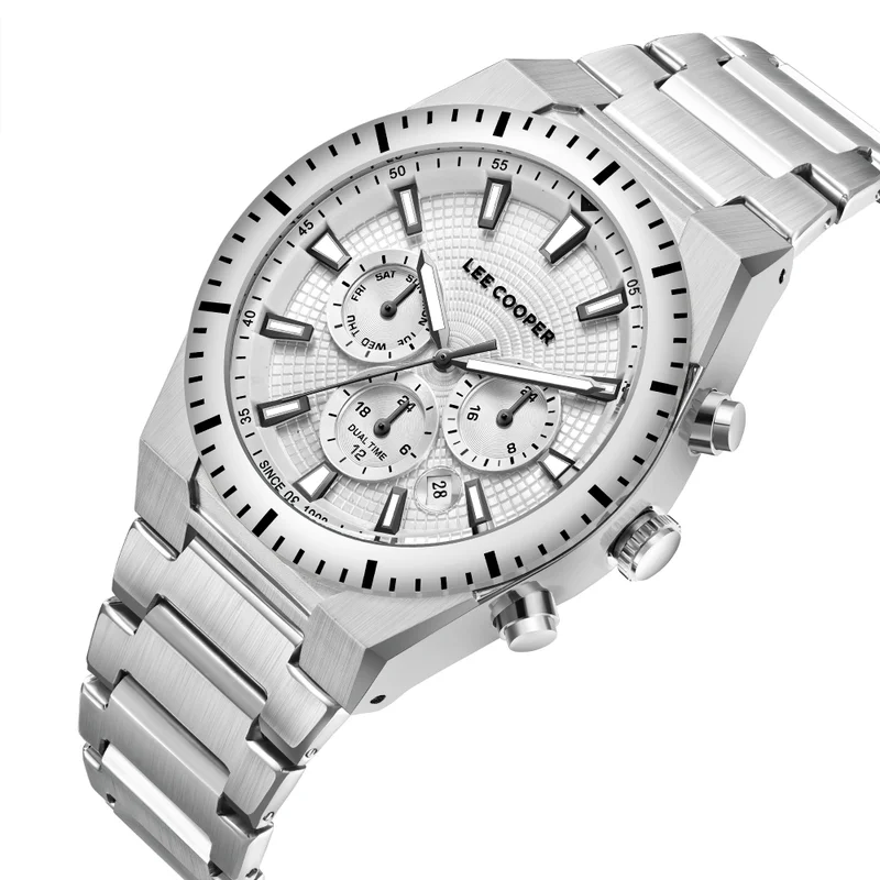 Lee Cooper Men's Metal Multi Function Watch LC08100.330 - 42 mm