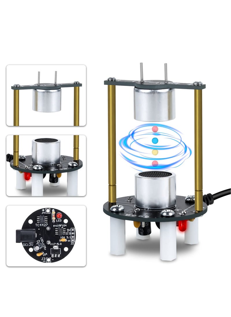 Levitator Soldering DIY Kit, Ultrasonic Levitator Soldering Practice Kit, DIY Soldering Project Kit For Beginners Students and DIYERS Learning STEM Education