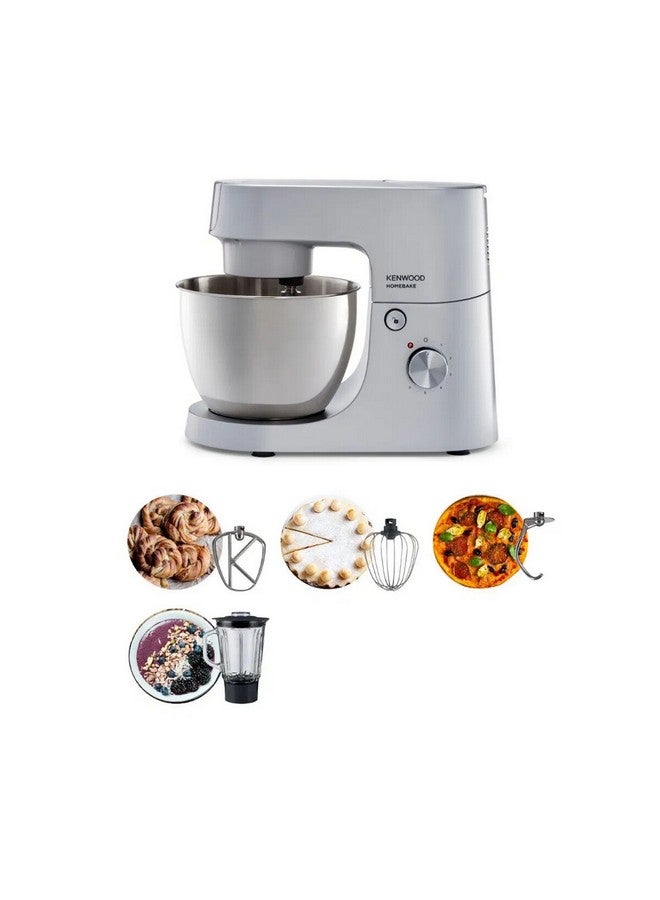 KENWOOD Homebake Kitchen Machine with Blender 5 L 1400 W OWKHH01.120SI Silver - Image 2