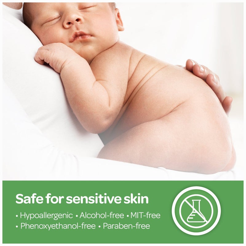 HUGGIES Natural Care Unscented Baby Wipes, Sensitive, Water-Based, 6 Flip-top Packs, 56 Count (Pack of 6) - Image 4