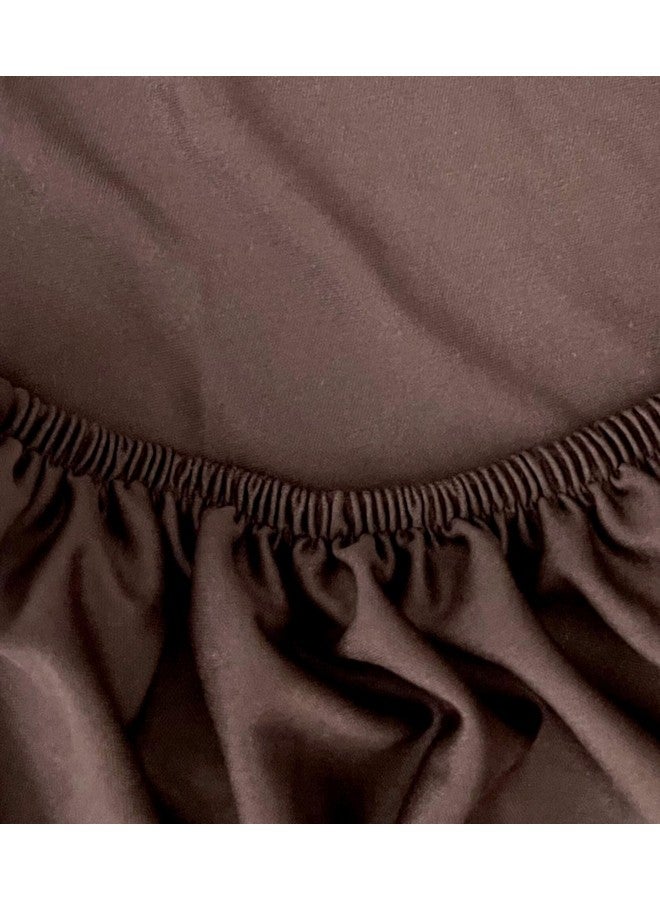 AMAZE ATTIRES Stretchable/Spandex Printed Sofa Slip Cover, Pack of 5 Sofa seat Covers can use for livingroom, Couch, Wooden Sofas & Offices (Solid Brown) - Image 5