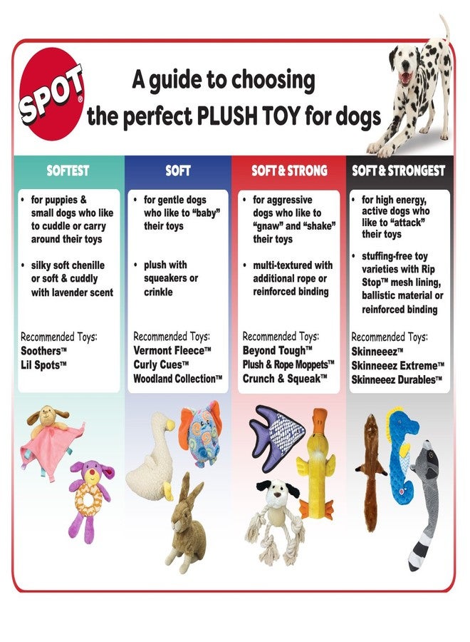 SPOT Skinneeez Stuffless Dog Toy with Squeaker, Tug-of-War Toy for Medium and Large Dogs, 23-Inch, Arctic Animal, Assorted Styles - Image 2