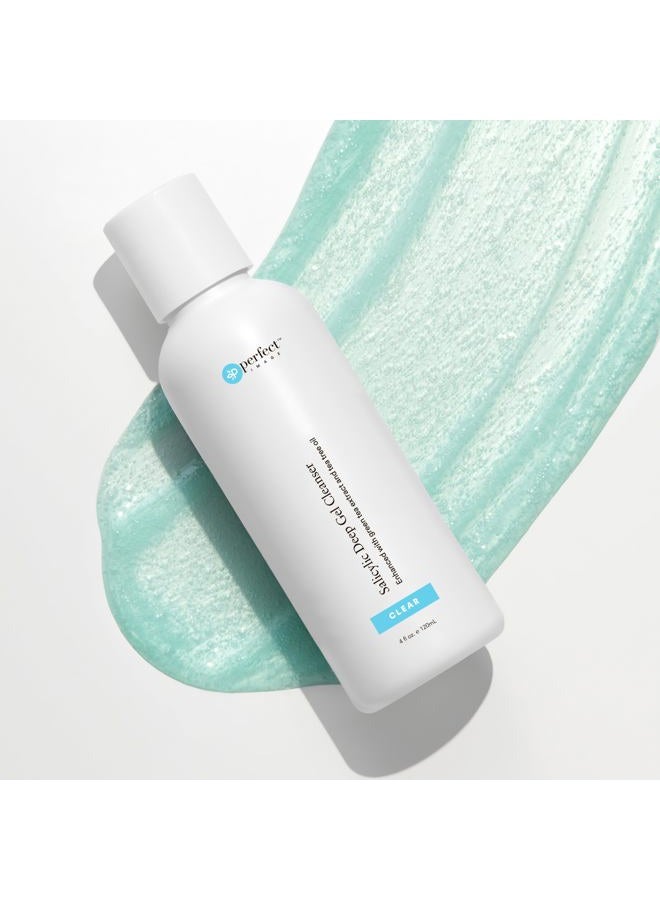 PERFECT IMAGE Salicylic Acid Deep Exfoliating Gel Based Cleanser, Professionally Formulated Salicylic Acid Peel Peel Prep Cleanser, Enhanced with Tea Tree Oil and Green Tea Extract - Image 4