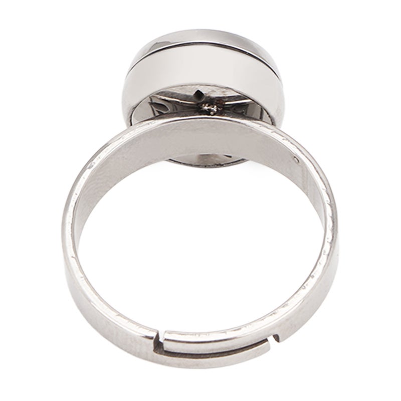 Aromatherapy Finger Ring Adjustable Stainless Steel Fashion Portable Mini Essential Oil Finger Ring for Women Type 1 - Image 2