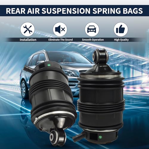 chsuatuo Rear Right Air Suspension Spring Bag Compatible with Mercedes-Benz W211 W219 2003-2011 2-MATIC E550/E55 AMG/E63 AMG/CLS500/CLS550/CLS63 AMG/CLS55 AMG 2113200725 2113200825 - Image 2