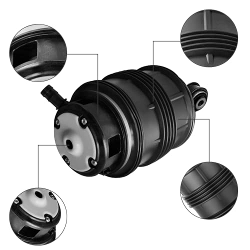 chsuatuo Rear Right Air Suspension Spring Bag Compatible with Mercedes-Benz W211 W219 2003-2011 2-MATIC E550/E55 AMG/E63 AMG/CLS500/CLS550/CLS63 AMG/CLS55 AMG 2113200725 2113200825 - Image 5
