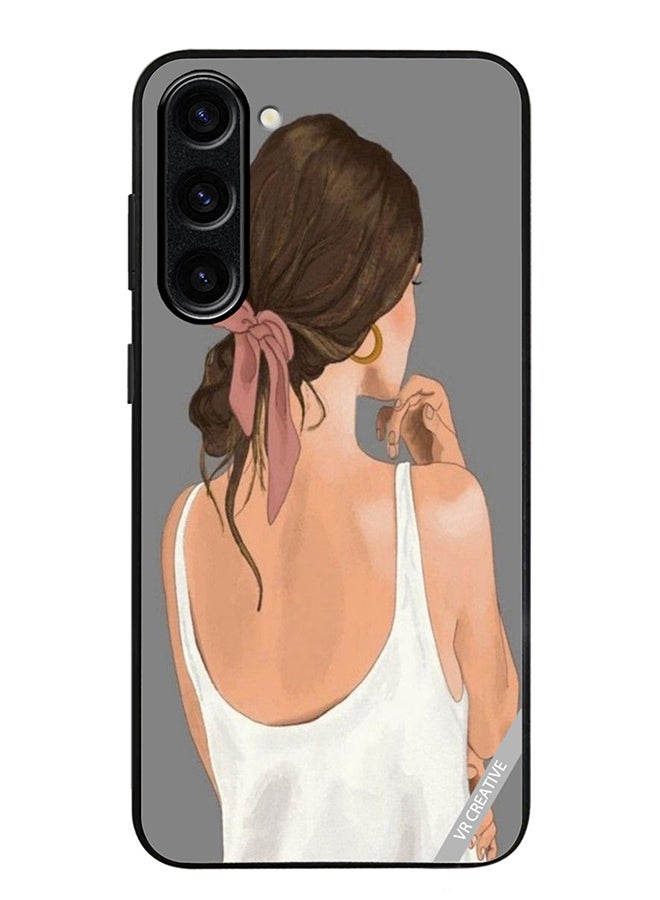 VR CREATIVE Protective Case Cover For Samsung Galaxy S24 Girl Design Multicolour - Image 1