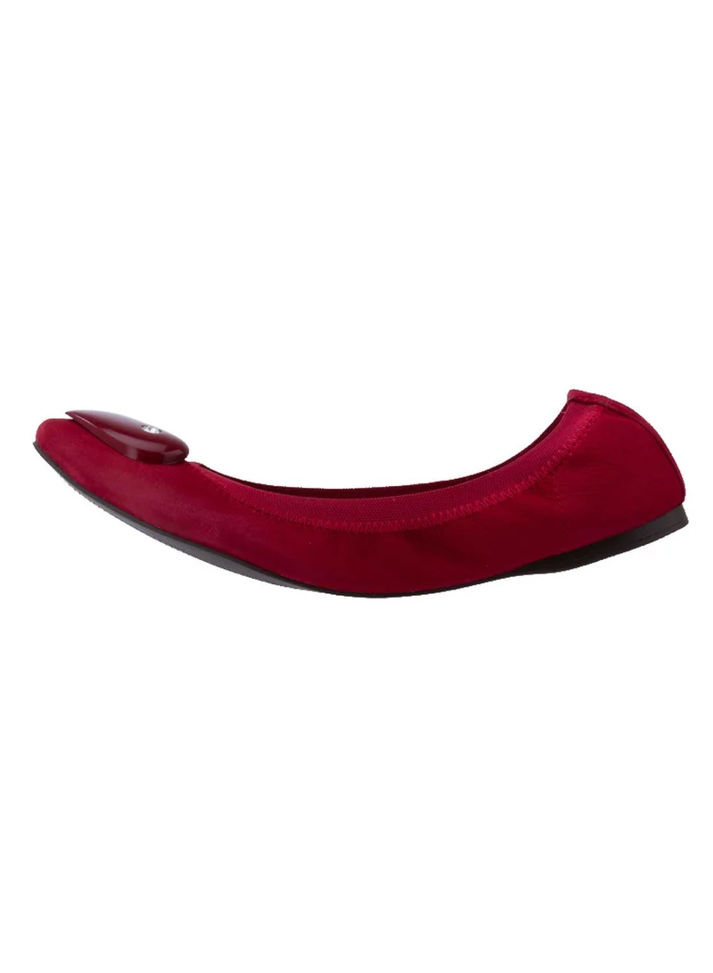 Via Uno Leather Ballerina Shoes